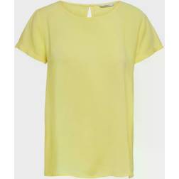 Only Women's short-sleeve viscose T-shirt, Yellow