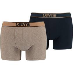 Levi's Levis 2P Base Vintage Cotton Boxer - Gull