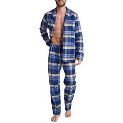 Jockey Cotton Flannel Pyjama Blue/Orange