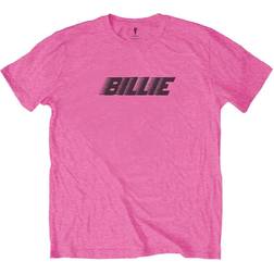 Billie Eilish Kid's Racer Logo & Blohsh T-shirt - Pink