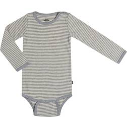 Mads Nørgaard Soft Striped Rib Body Off White/Grey Melange