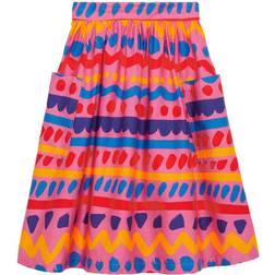 Stella McCartney Wide Skirt with Abstract Print