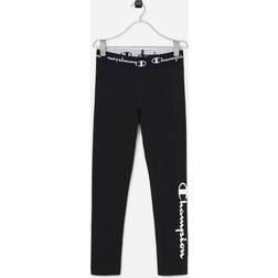 Champion Logo Leggings Svarta 13-14