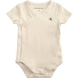 Calvin Klein Newborn Bodysuit - Muslin (IN0IN00012-ACJ)