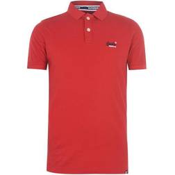 Superdry Klassisches Pikee-Polohemd - Rouge