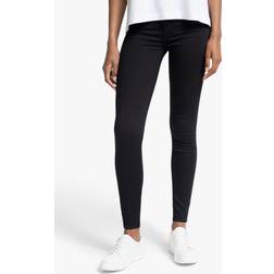 7 For All Mankind Jeans HW Skinny Slim Illusion Luxe - Svart
