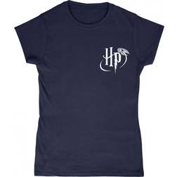Harry Potter Logo Taschen T-Shirt - Grau/Dunkelblau