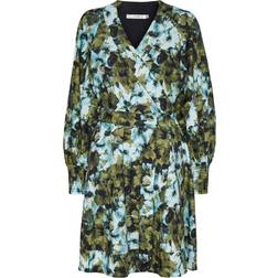 Gestuz Kietaisumekko BlishaGZ Wrap Dress - Sininen