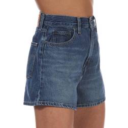 Levi's High Loose Short - Blå