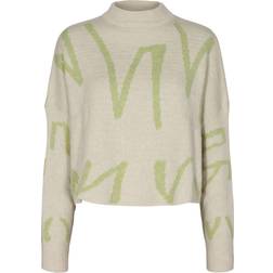 NA-KD NA-KD Wide Knitted Sweater Dam Sweaters