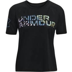 Under Armour Mesh Geo Graphic T-shirt - Black