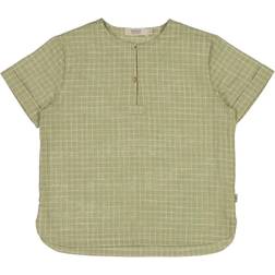 Wheat Abraham Shirt - Green Check