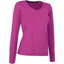 Stedman Womens/Ladies Claire Long Sleeved Tee (White)