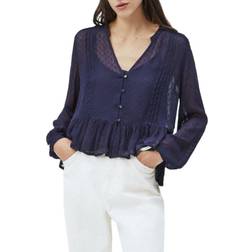 Pepe Jeans Blouse Arvana_Pl303947 Blå, Dame