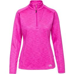 Trespass Womens Fairford Fleece Top - Noir/Violet/Bleu