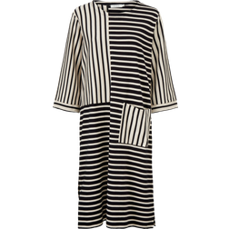 Masai Nydimi Stripe Dress - Black