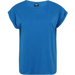 Urban Classics Ladies Ladies Extended Shoulder Tee hawaiianblue