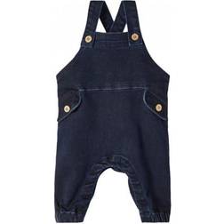 Lil'Atelier Laro Denim Overalls - Dark Blue Denim (13197139)