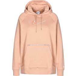 Nike Nsw Po Hoodie Os Bb Flc - Proter Rose Whisper/White