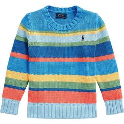 Polo Ralph Lauren Striped Cotton Crewneck Sweater - Multi Stripe (615942)