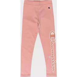 Champion Junior Girls Logo Legging Pink, Pink, Xxl=15-16 Years, Women