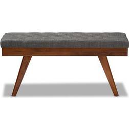 Baxton Studio Alona Settee Bench 41.3x17.7"