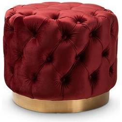 Baxton Studio Valeria Pouffe 17.7"