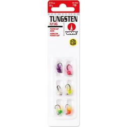 VMC Tungsten Fly Jig Kit Glow 6-pack