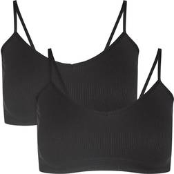 Pieces Symmi Rib Top 2-Pack XS/S