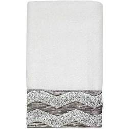 Avanti Chevron Galaxy Guest Towel White (45.72x33.02cm)
