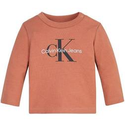 Calvin Klein Newborn Long Sleeve T-shirt - Copper Reef (IN0IN00005-GOK)