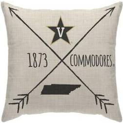 NCAA Vanderbilt Commodores Cross Arrow Complete Decoration Pillows Beige (45.72x45.72cm)