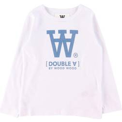 Wood Wood bluse hvidKim T-Shirt - White/Blue (10135403-2323-0017)/blå