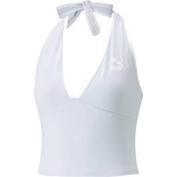 Puma Women's Classics Halterneck Top - Arctic Ice