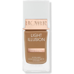 Flower Beauty Light Illusion Foundation SPF18 Deep Golden