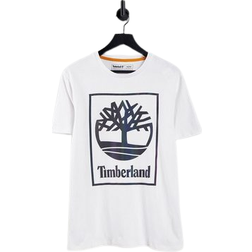 Timberland T-shirt - White/Navy (T25S8)