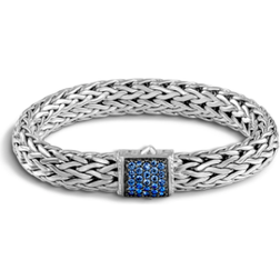 John Hardy Classic Chain Bracelet - Silver/Blue