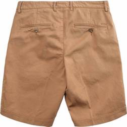 HUGO BOSS Slimfit Shorts in Stretch-cotton Twill Mand Chino Shorts Ensfarvet hos Magasin