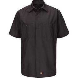 Red Kap B81330507 Short Sleeve Automotive Crew Shirt