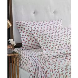 Betsey Johnson Teeny Tiny Roses Bed Sheet Pink (274.32x)