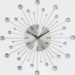 Deco 79 Starburst Wall Clock 15"