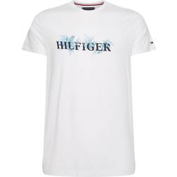 Tommy Hilfiger Palm Floral T-shirt, Hvid