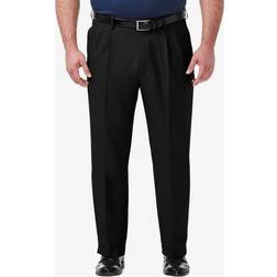 Haggar Big & Tall Premium Comfort 4-Way Stretch Pleated Dress Pants x