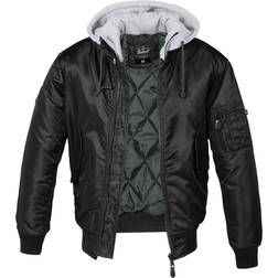 Brandit MA1 Jacket - Black/Gray