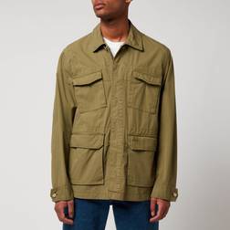 Woolrich Military Cotton Field Shirt Jacket Ivy