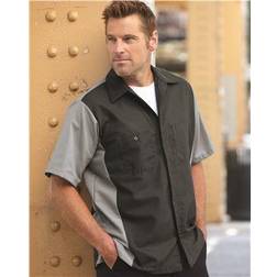 Red Kap B81330503 Short Sleeve Automotive Crew Shirt