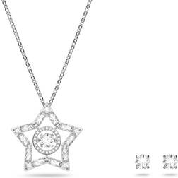 Swarovski Star Stella Set - Silver/Transparent