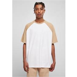 Urban Classics Organic Oversized Raglan Shirt - White/Black