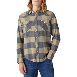 Wrangler Western Mens Shirt Twill