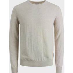 Jack & Jones Strickpullover mit Rundhals Beige
